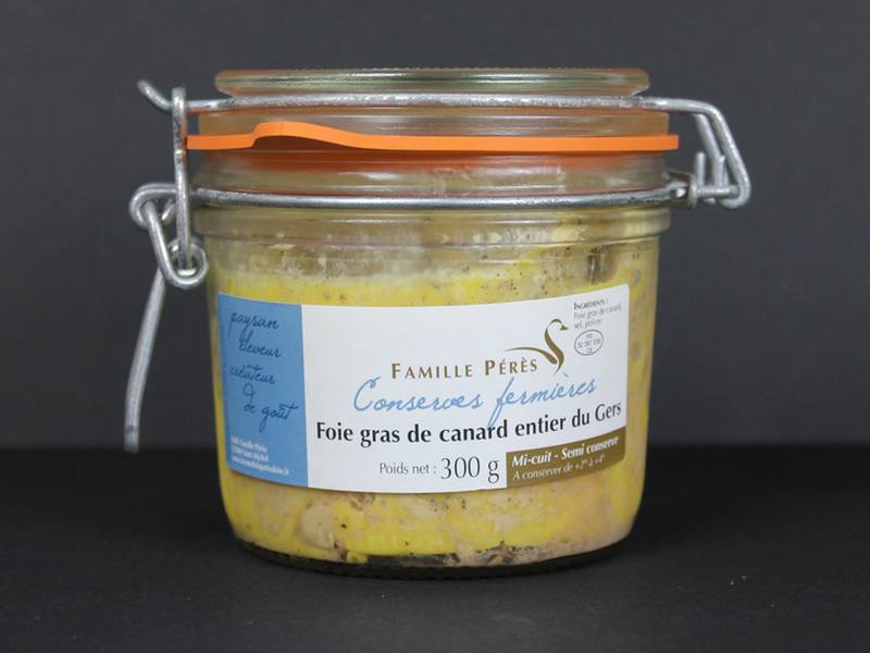 Foie gras de canard entier mi-cuit nature (300g) - Chef Abdelhakim